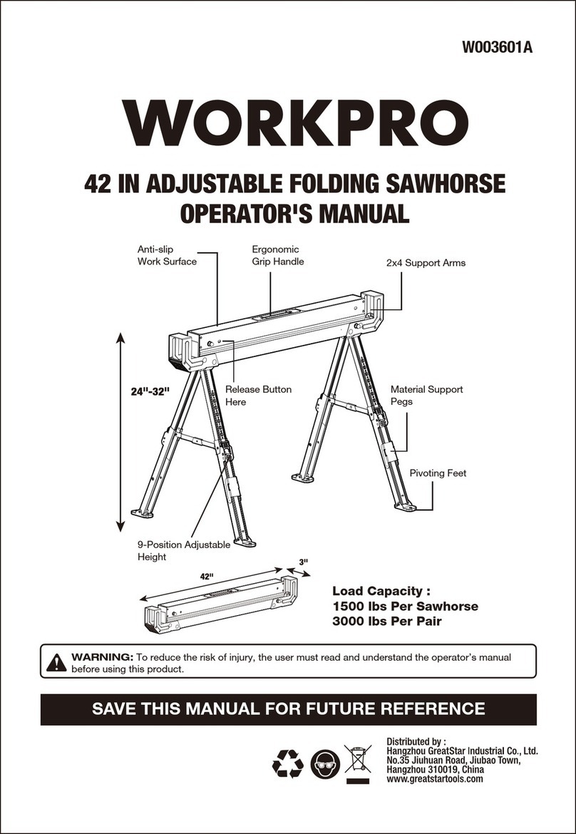 WorkPro W003601A Operator's manual