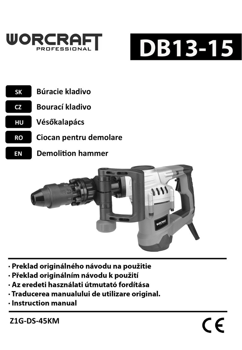 Worcraft DB13-15 instruction manual