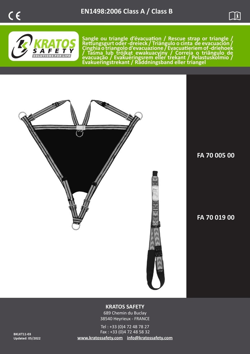 KRATOS SAFETY FA 70 005 00 manual