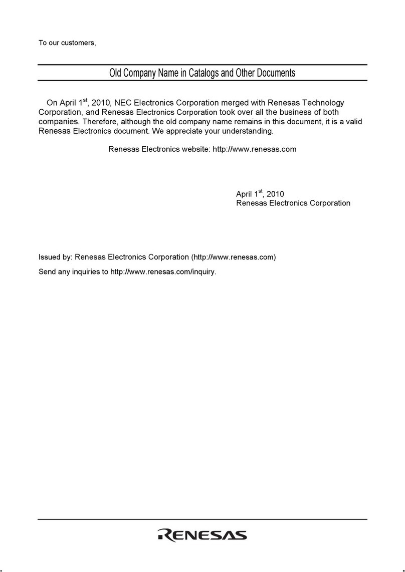 Renesas M-Station User manual