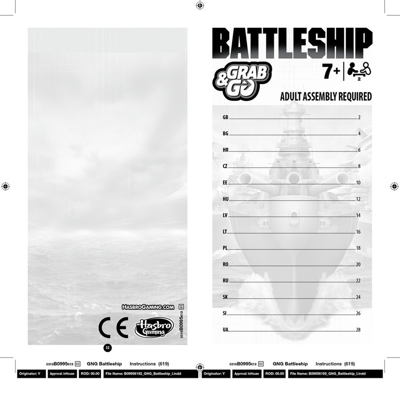 Hasbro Gaming BATTLESHIP GRAB&GO B0995 instructions
