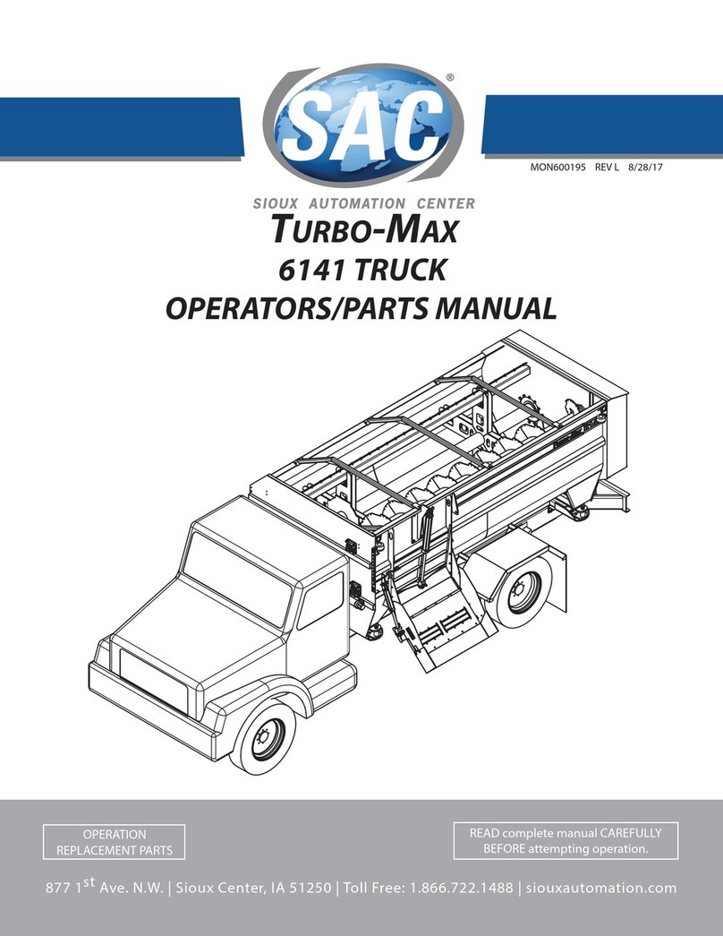 SAC TURBO-MAX 6141 Programming manual