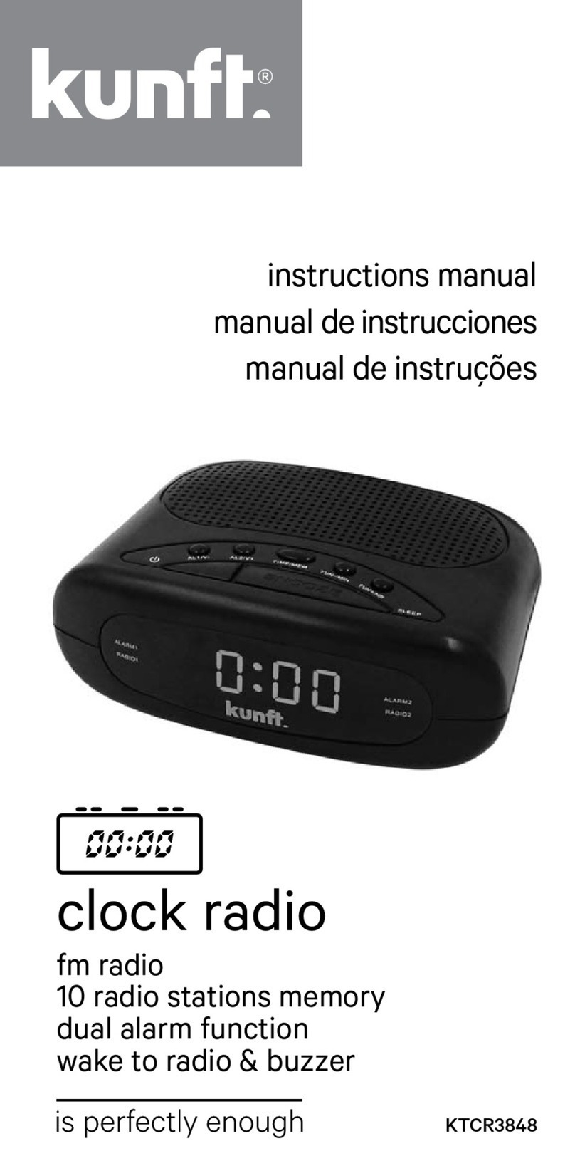 Kunft KTCR3848 instruction manual