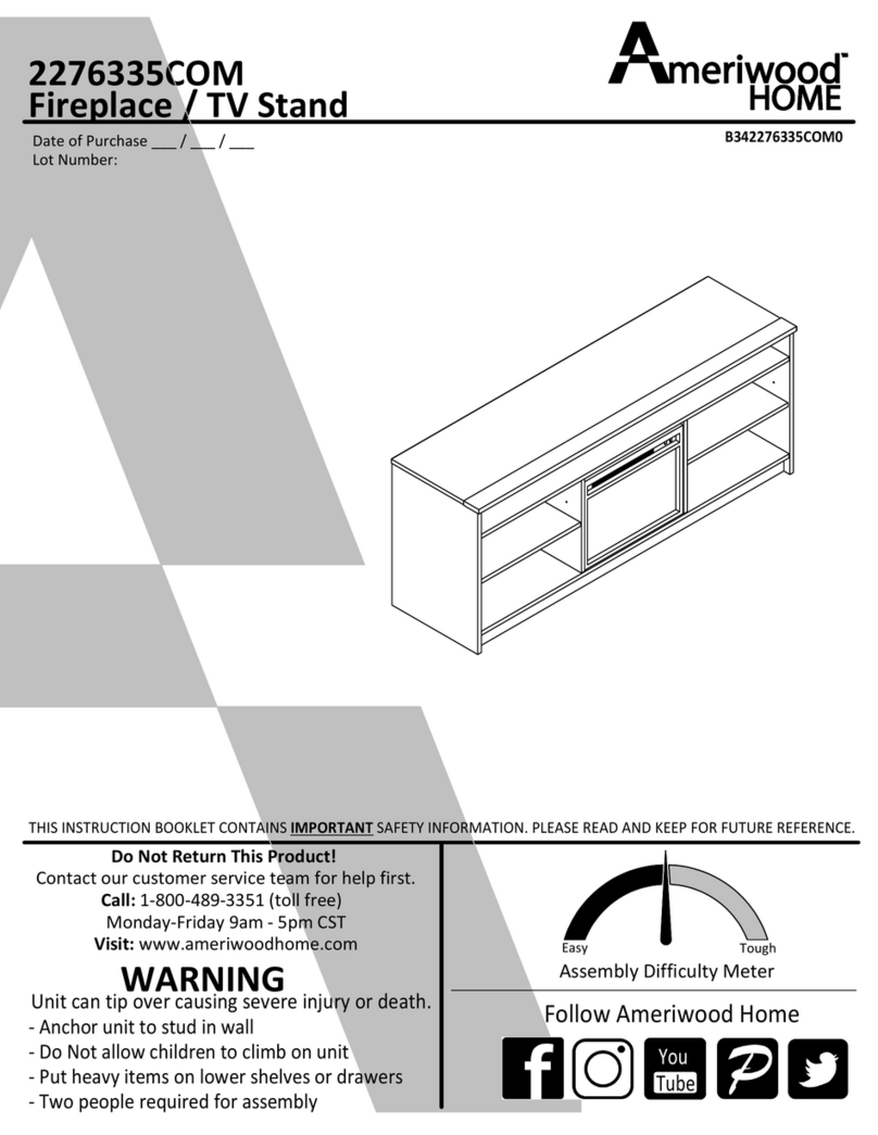 Ameriwood HOME 2276335COM Instruction booklet Ameriwood HOME 2276335COM Instruction booklet