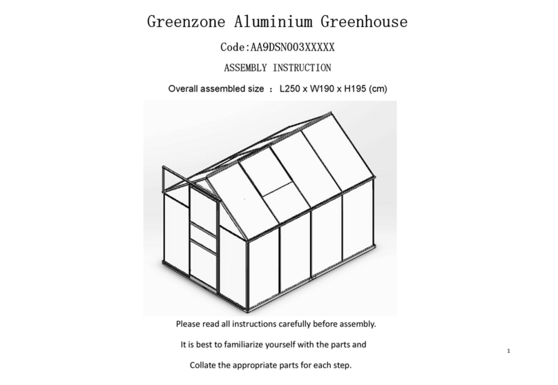 GREENZONE AA9DSN003XXXXX User manual