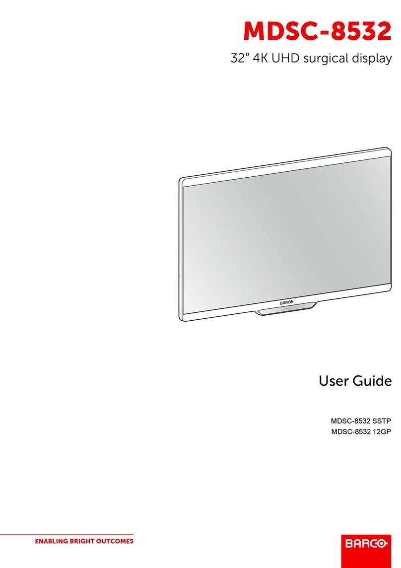 Barco MDSC-8532 User manual