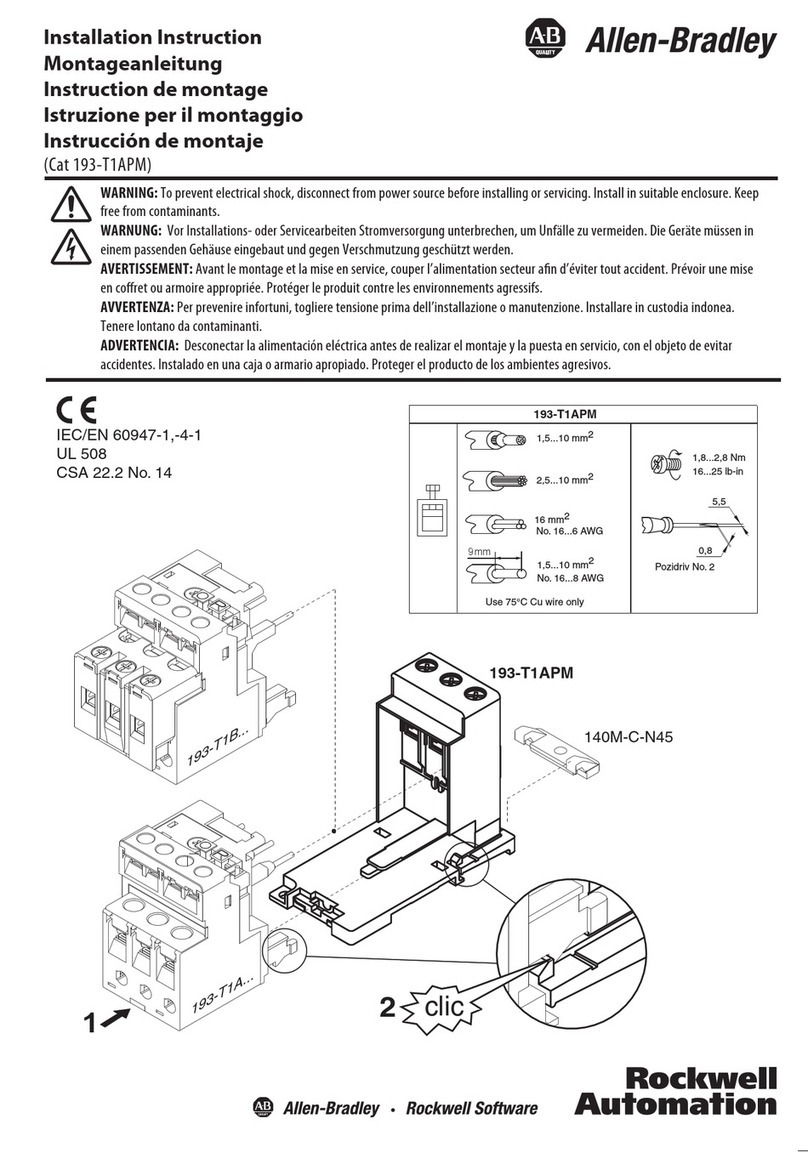 Rockwell Automation Allen-Bradley 193-T1APM User manual Rockwell Automation Allen-Bradley 193-T1APM User manual