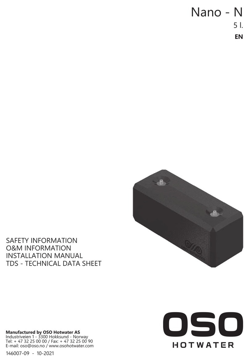 OSO HOTWATER Nano - N 5 manual