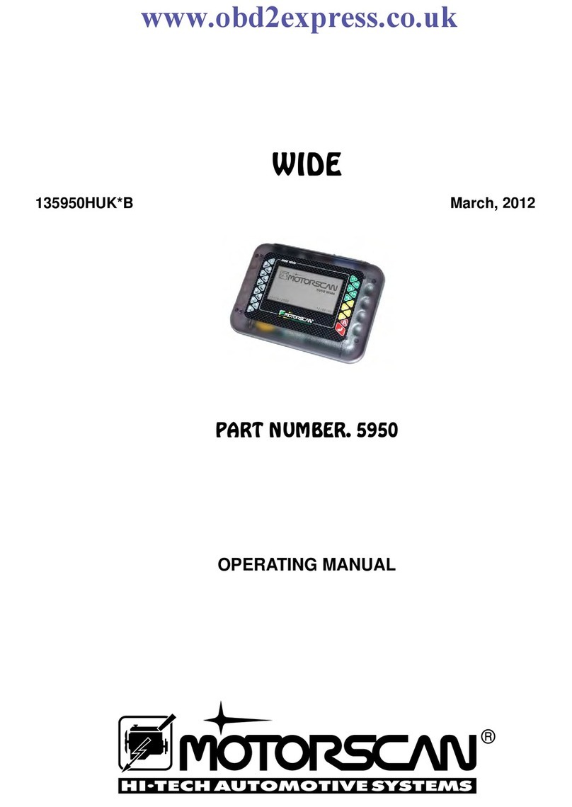 MOTORSCAN 5950 operating manual