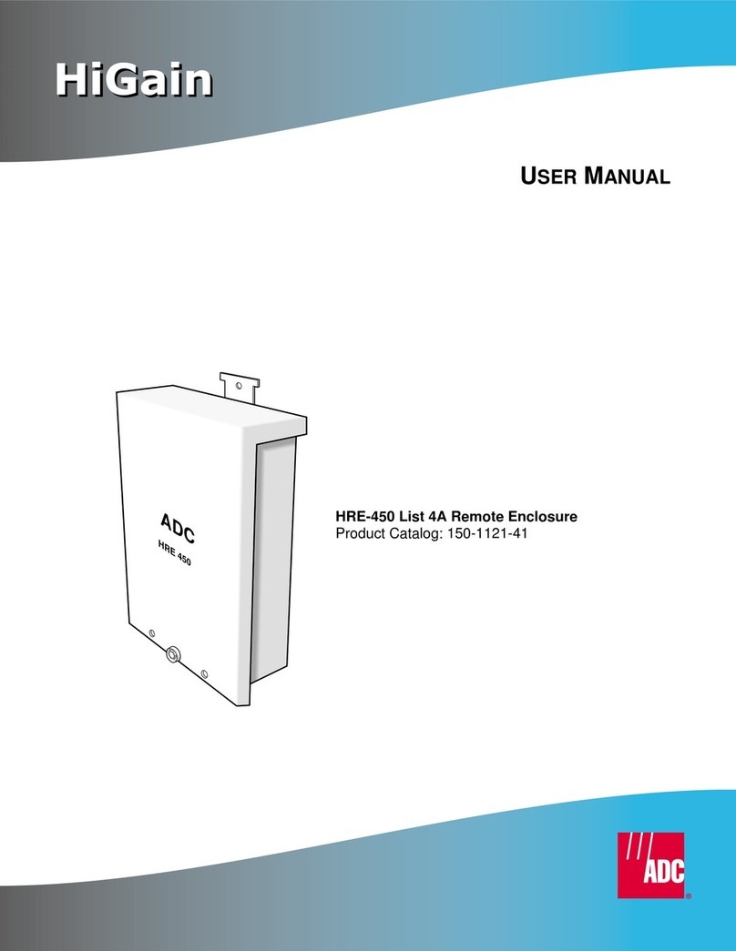 ADC HiGain HRE-450 List 4A user manual