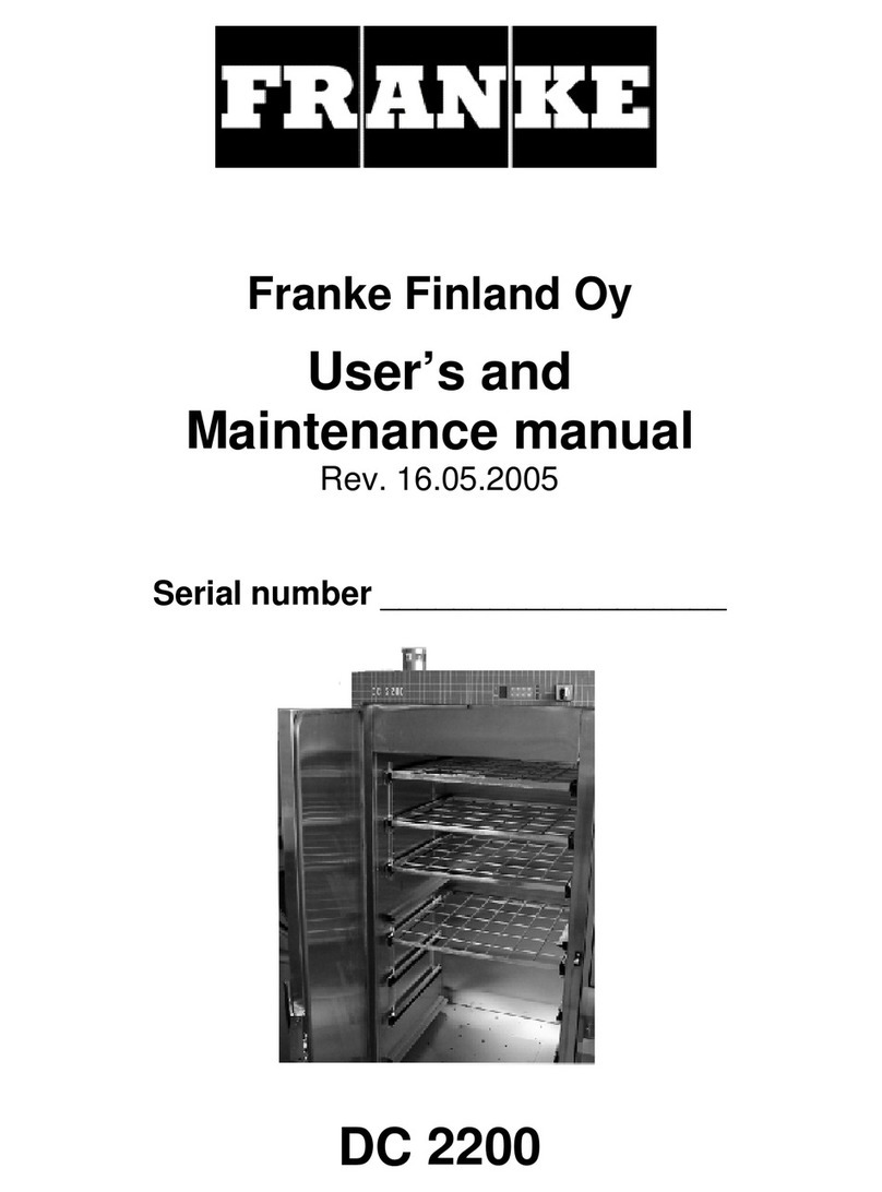 Franke DC 2200 Operating instructions Franke DC 2200 Operating instructions