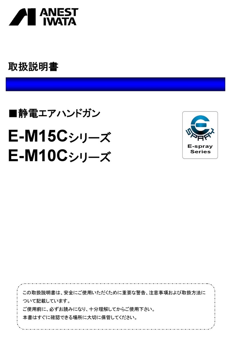 Anest Iwata E-M15C Series User manual