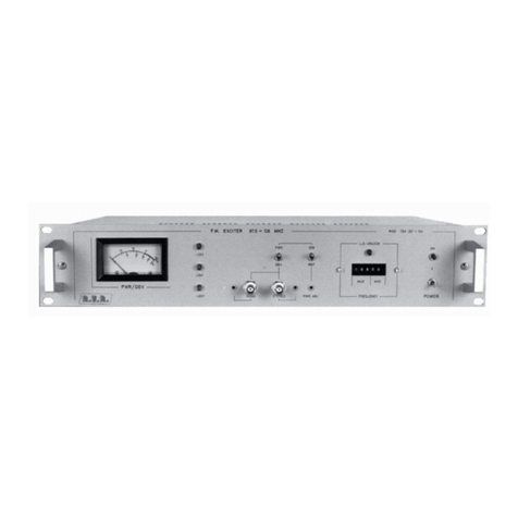 R.V.R. Elettronica TEX20-NV Technical manual