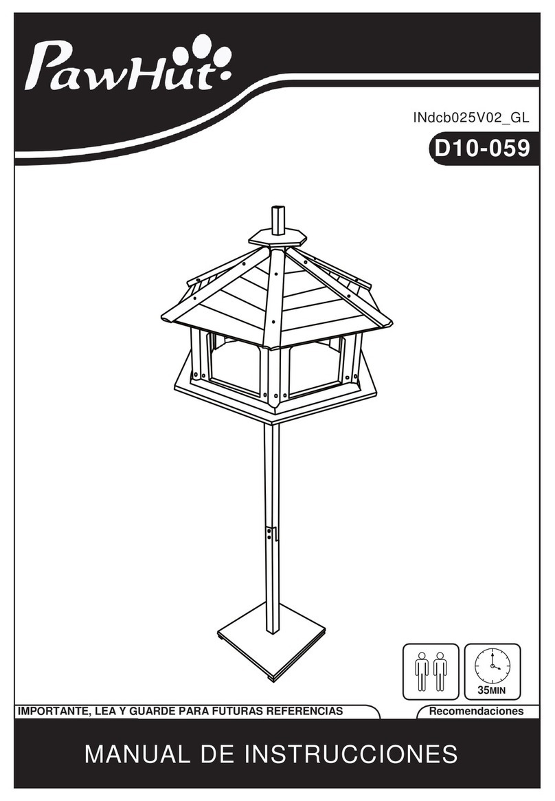 PawHut D10-059 User manual PawHut D10-059 User manual