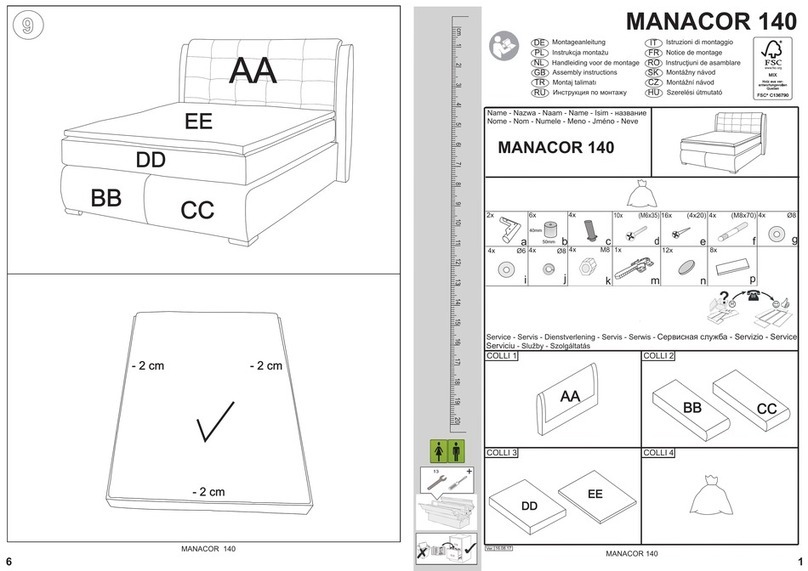 Otto MANACOR 140 Assembly instructions