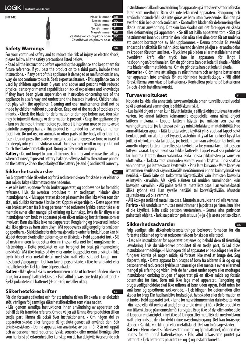 Logik LNT14E instruction manual