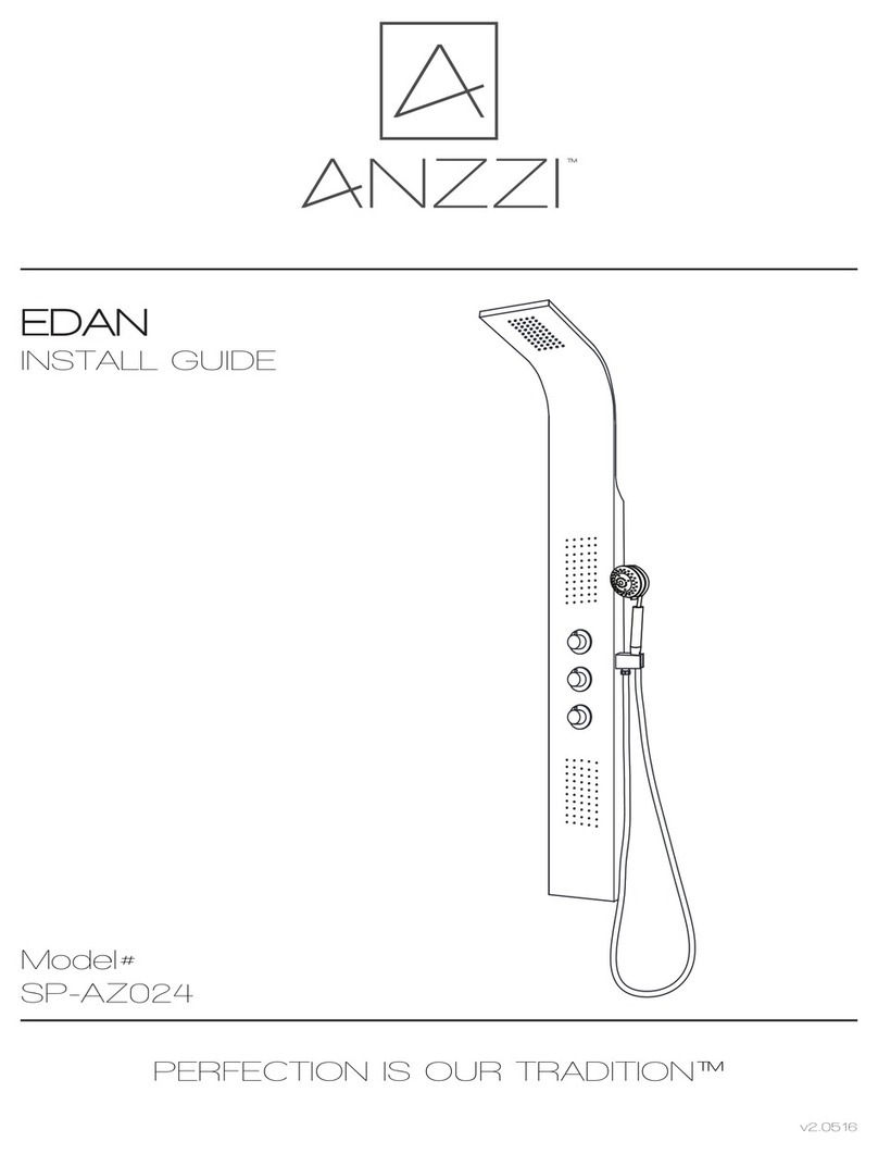 Anzzi EDAN SP-AZ024 User manual