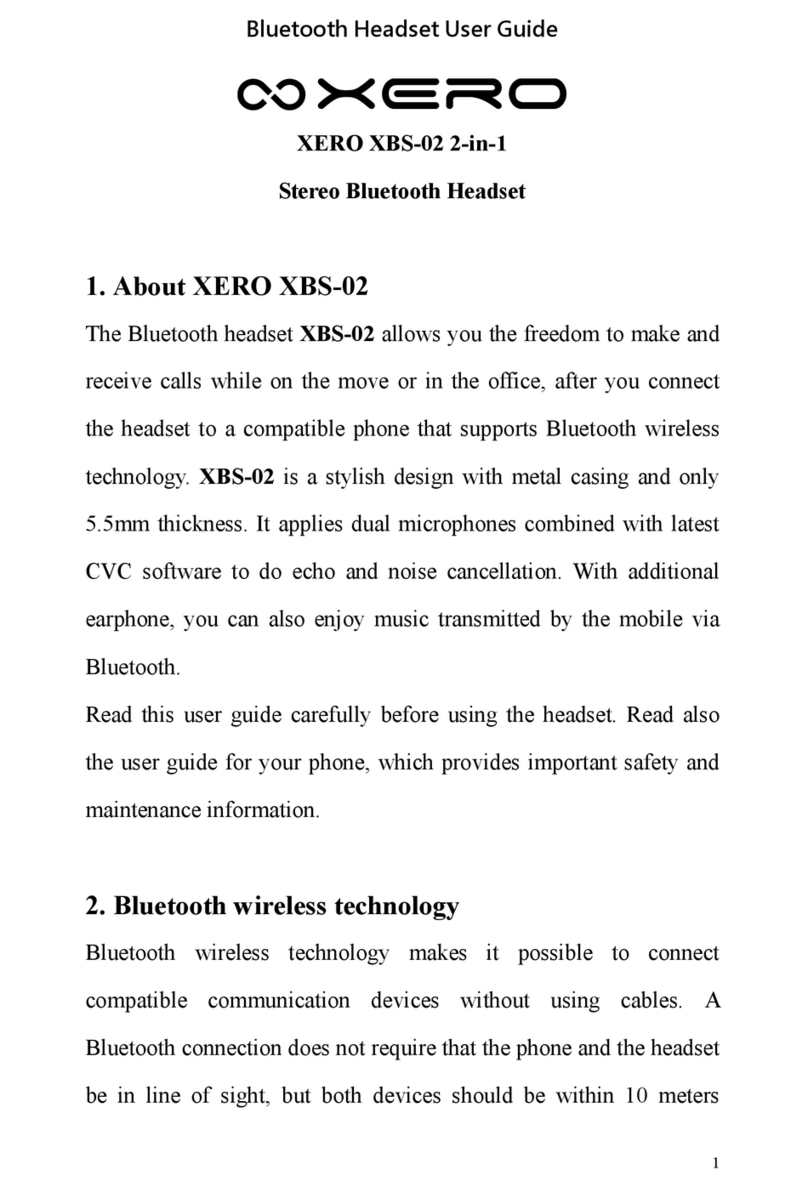 XERO XBS-02 user guide