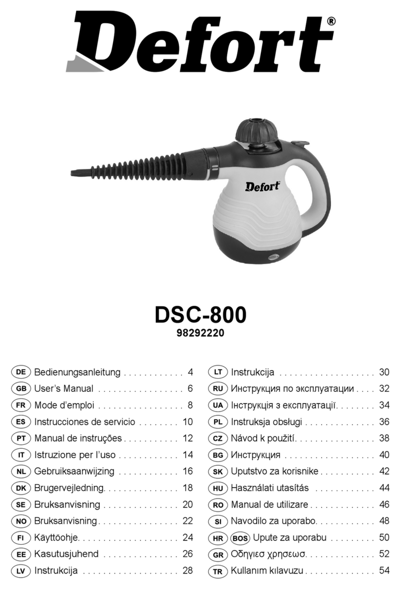 Defort DSC-800 User manual