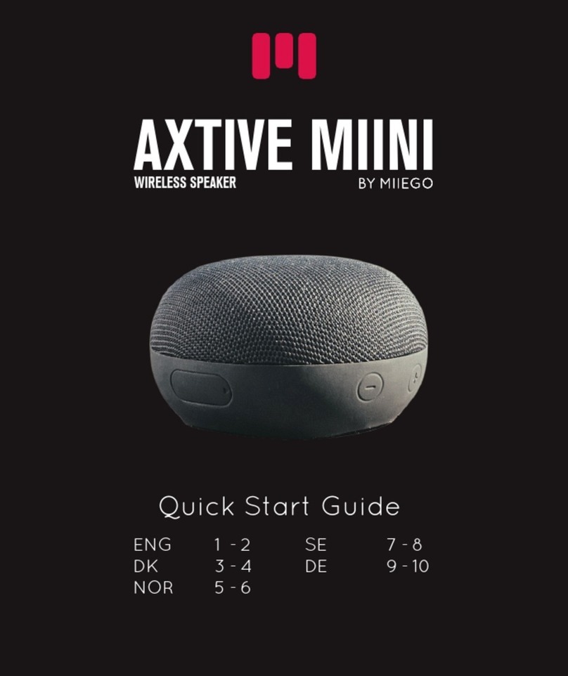 Miiego AXTIVE MIINI User manual