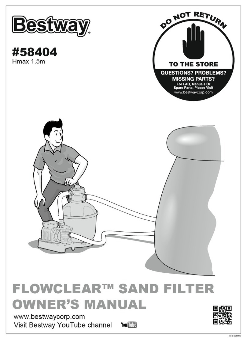 Bestway FLOWCLEAR 58404 owner's manual
