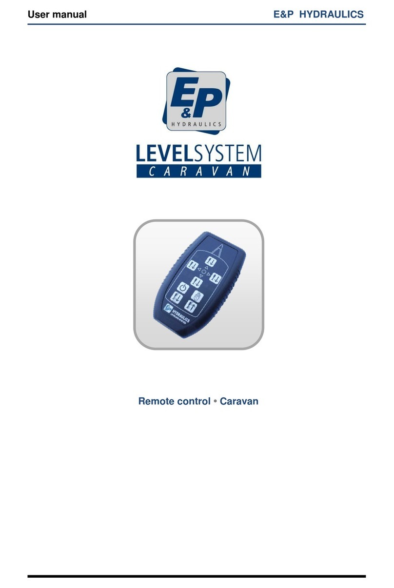 E&P HYDRAULICS LEVEL SYSTEM CARAVAN user manual
