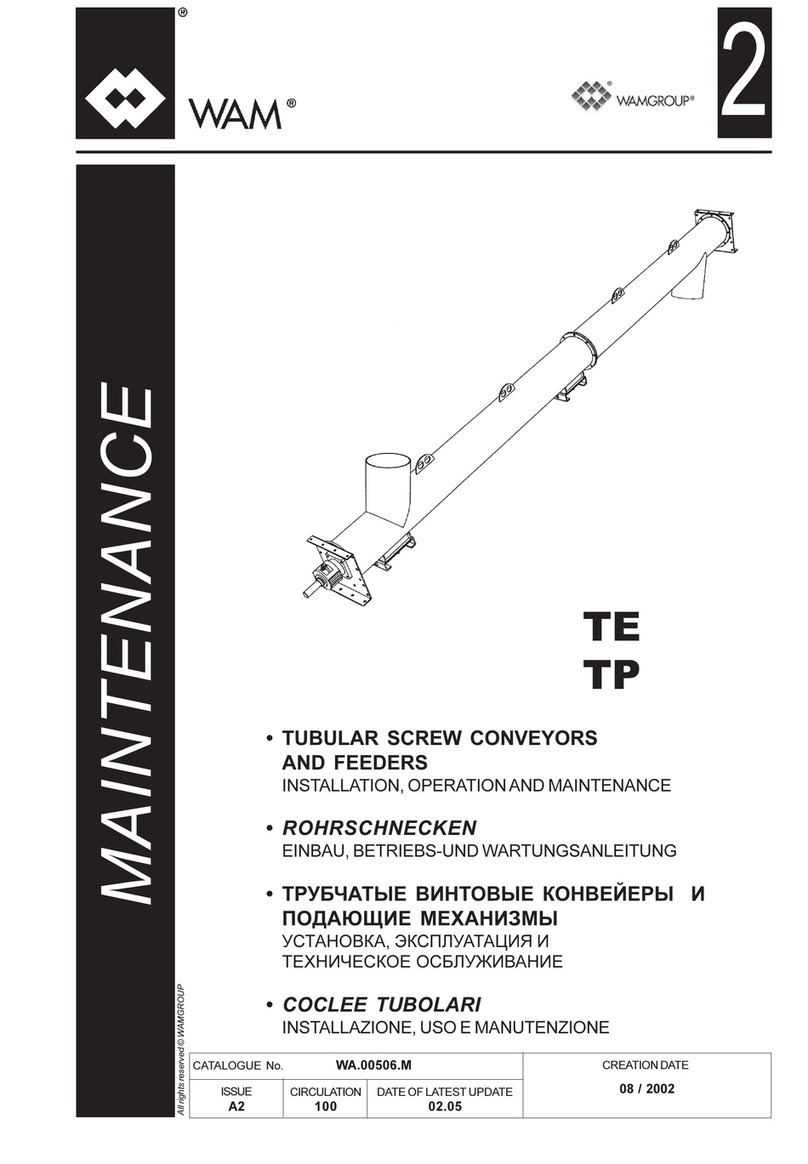 WAMGROUP TE Installation operation & maintenance