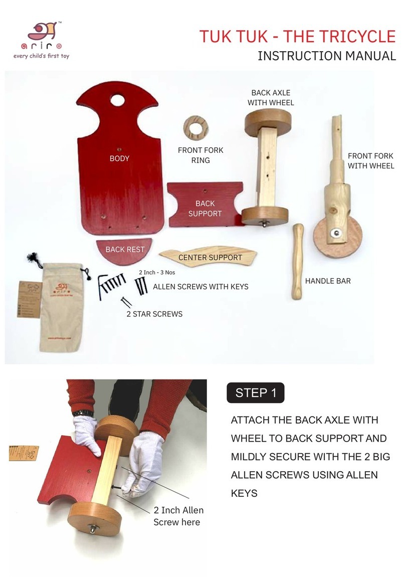 ariro Tuk Tuk - The Tricycle instruction manual
