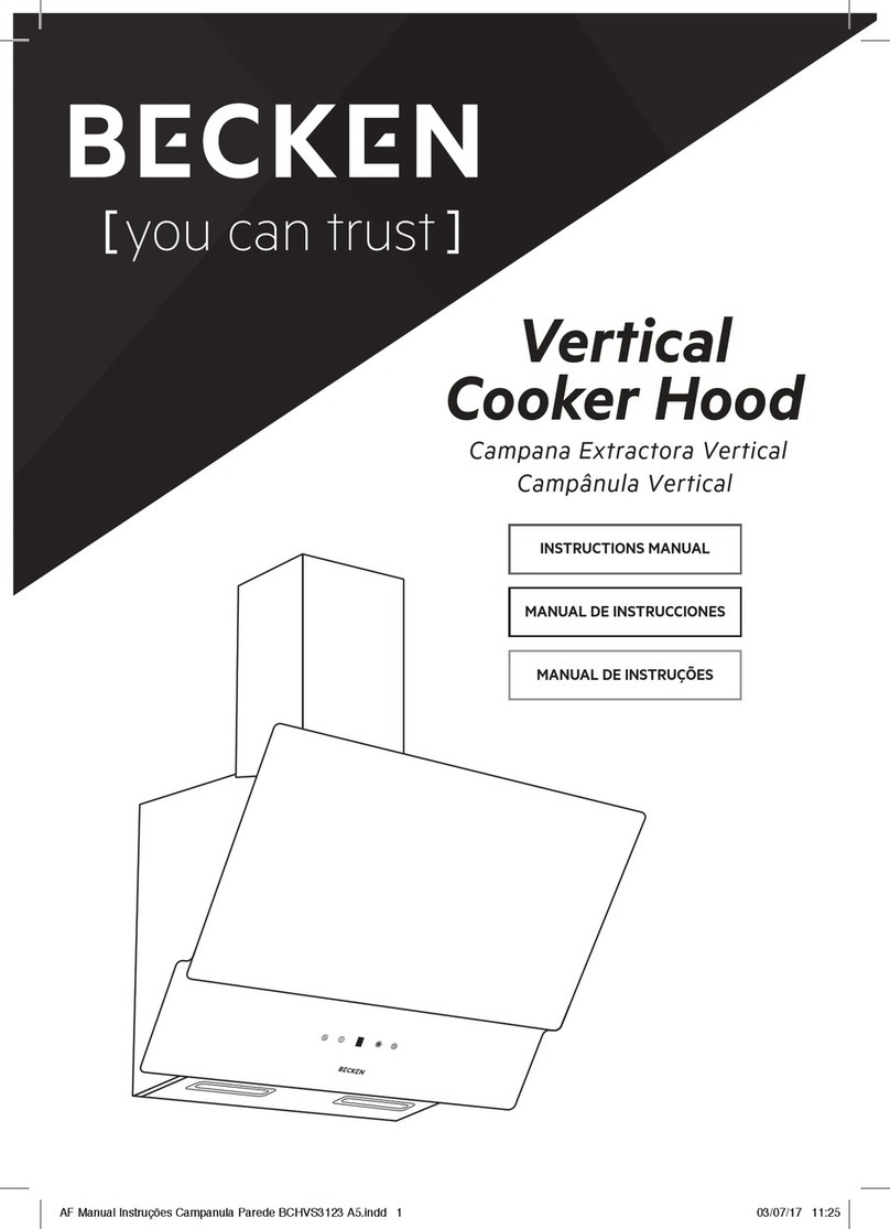 Becken BCHVS3123 instruction manual