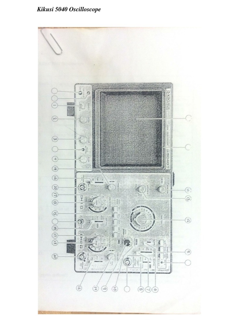Kikusui 5040 quick start guide