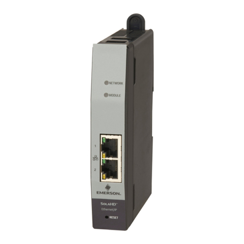 Emerson SolaHD SCM-E-EIP User manual
