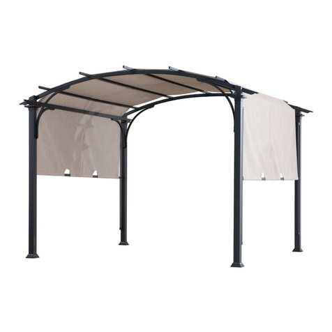 Sunjoy HDO Arched Pergola A106004620 User manual