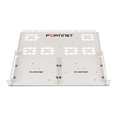 Fortinet SP-RACKTRAY-02 User manual