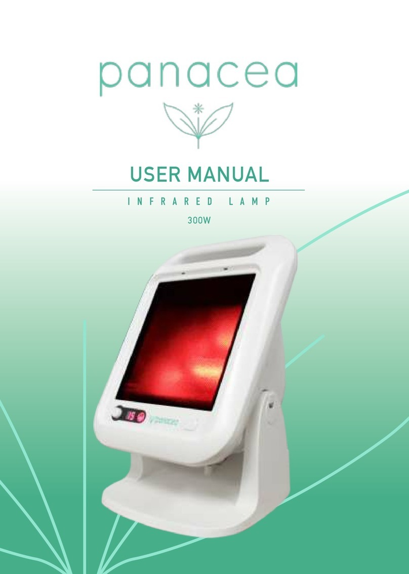 Panacea Infrared lamp user manual