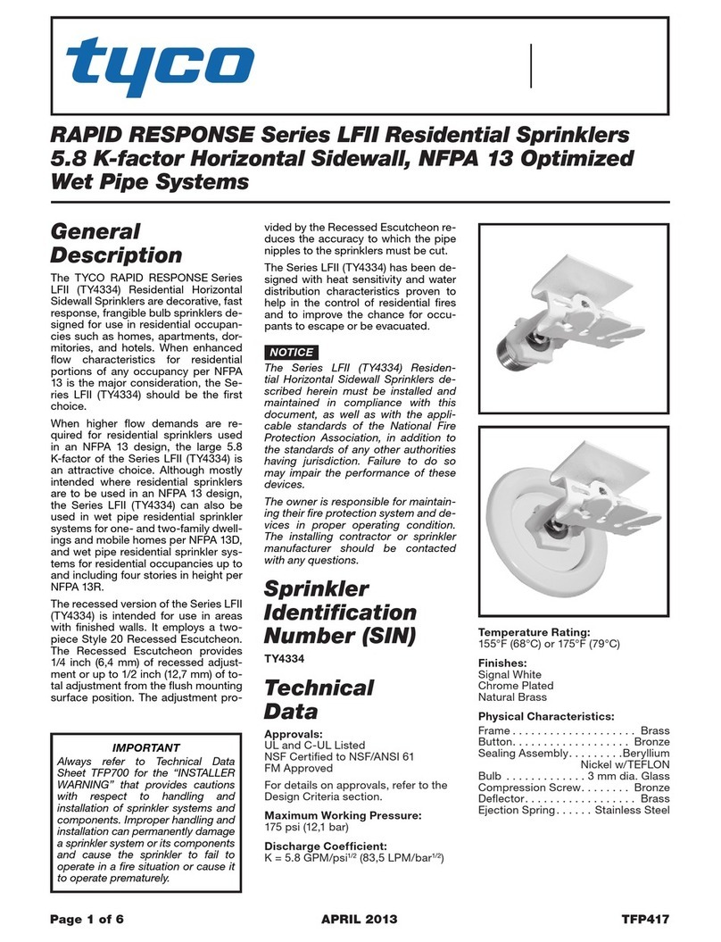 Tyco Rapidresponse LFII Series User manual
