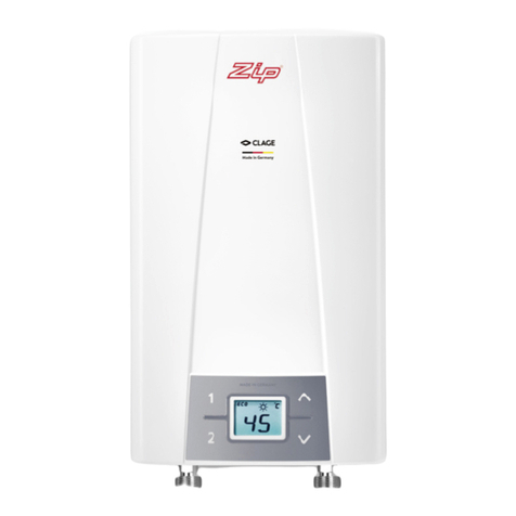 clage Zip CEX9 User manual