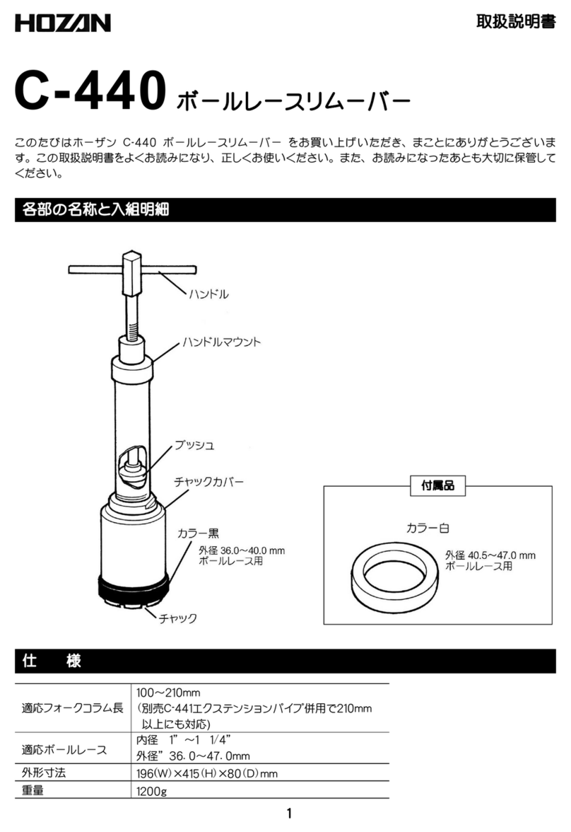 HOZAN C-440 Operation