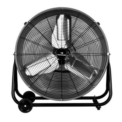 Tornado HI-FAN-DRUM24W-1 P User manual