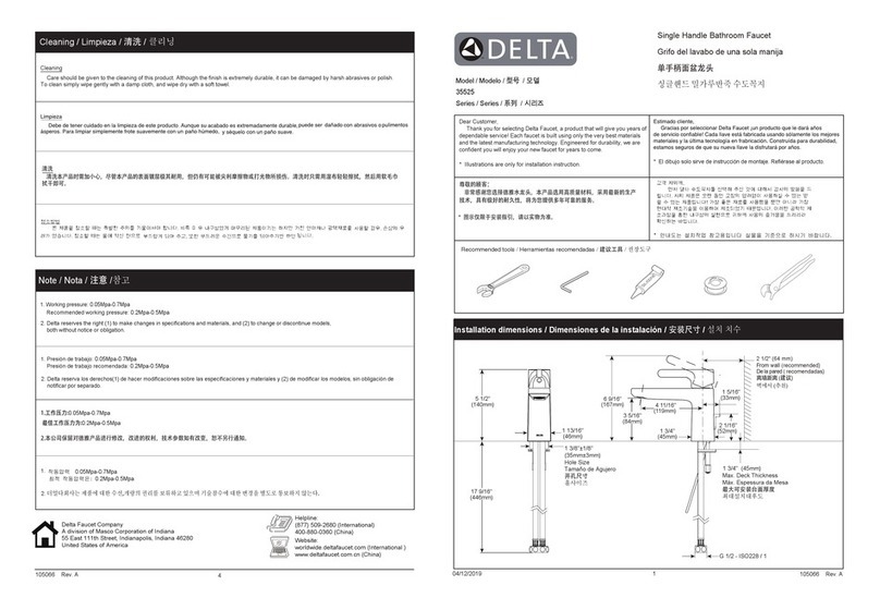 Delta 35525 quick start guide