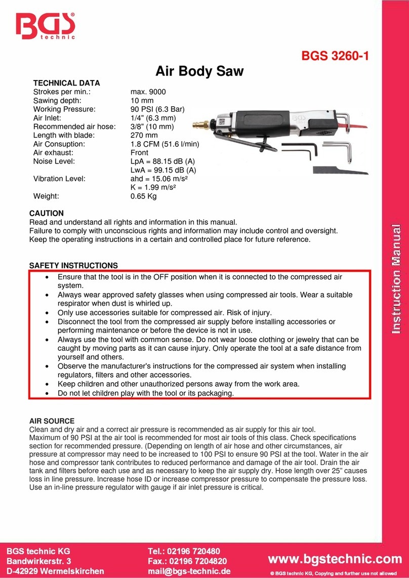 BGS technic 3260-1 instruction manual