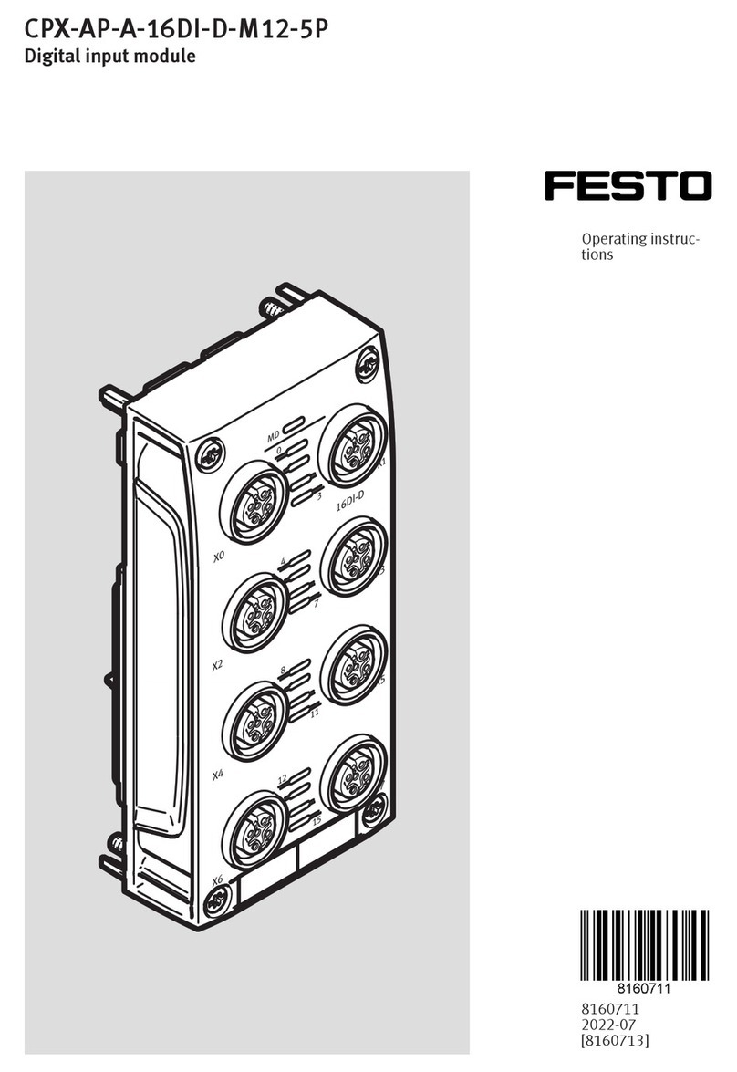 Festo CPX-AP-A-16DI-D-M12-5P User manual