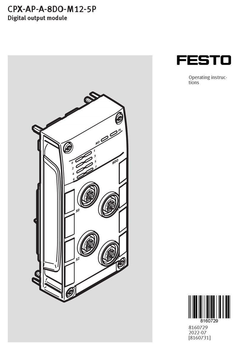 Festo CPX-AP-A-8DO-M12-5P User manual