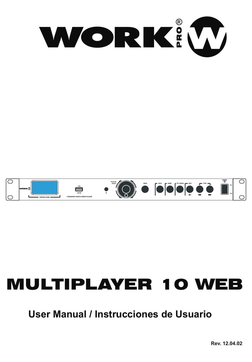 WorkPro MULTIPLAYER 10 WEB user manual