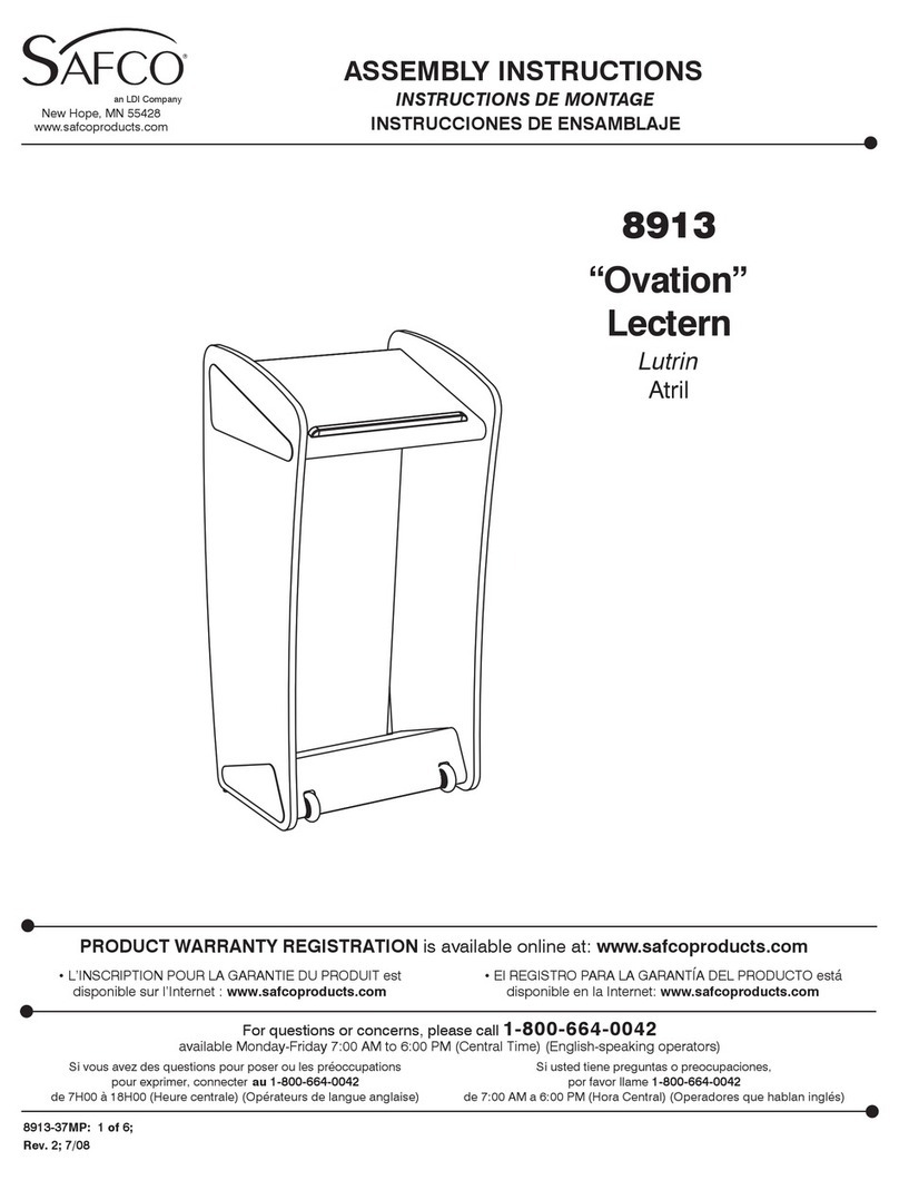LDI Safco Ovation User manual LDI Safco Ovation User manual