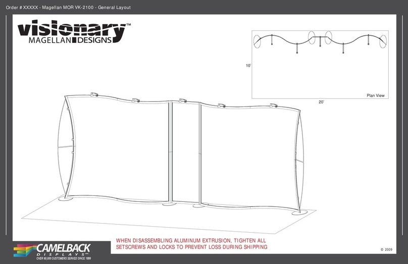 CAMELBACK Displays visonary Magellan MOR VK-2100 User manual