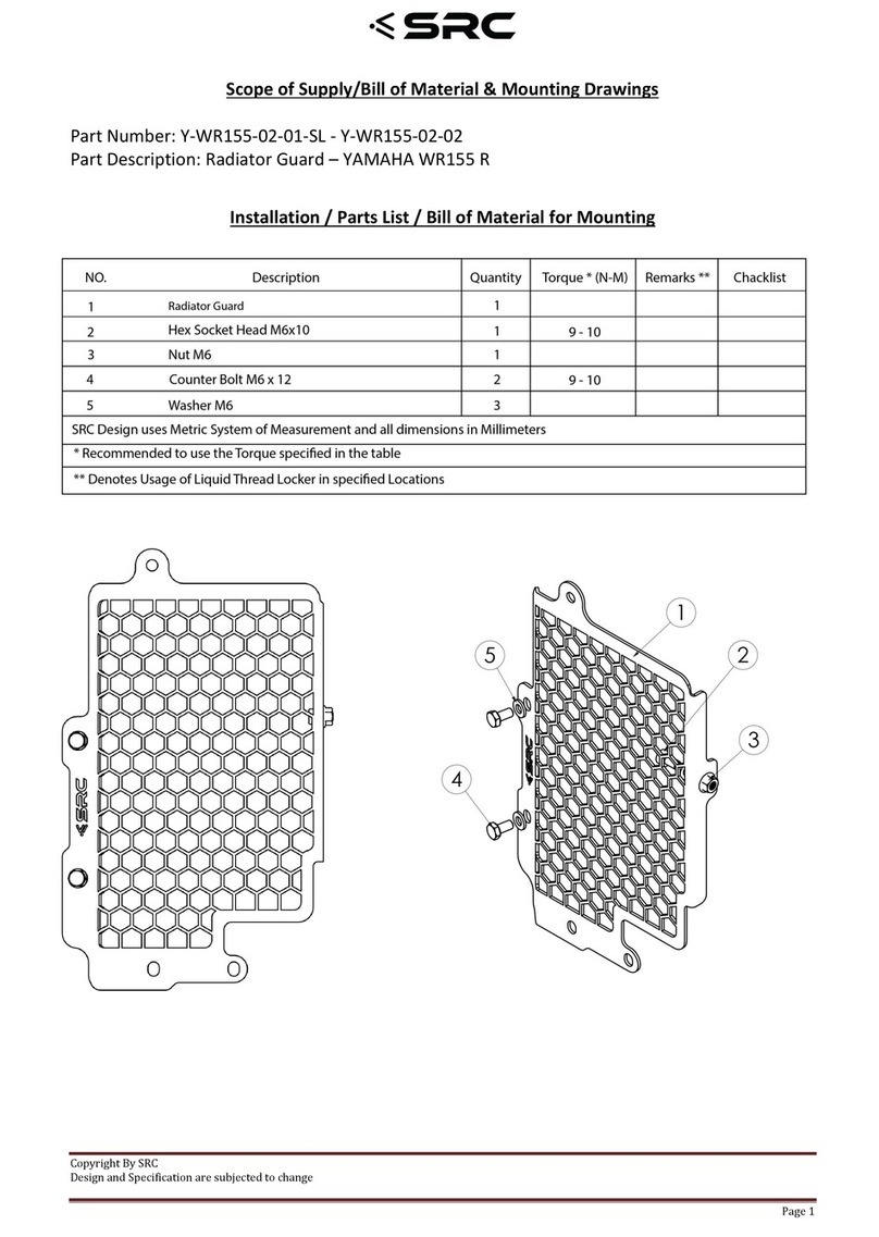 SRC Y-WR155-02-01-SL User manual SRC Y-WR155-02-01-SL User manual
