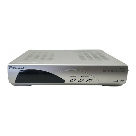 Pansat 2500A User manual