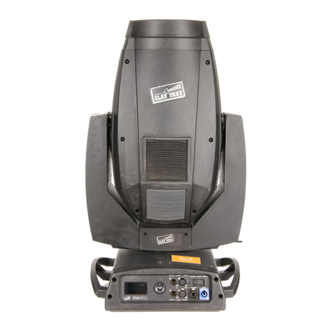 Claypaky HMI 1200W User manual Claypaky HMI 1200W User manual