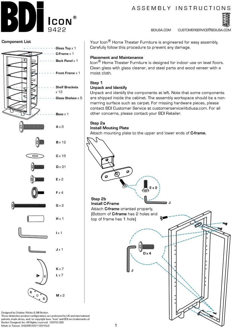 BDI Icon 9422 User manual