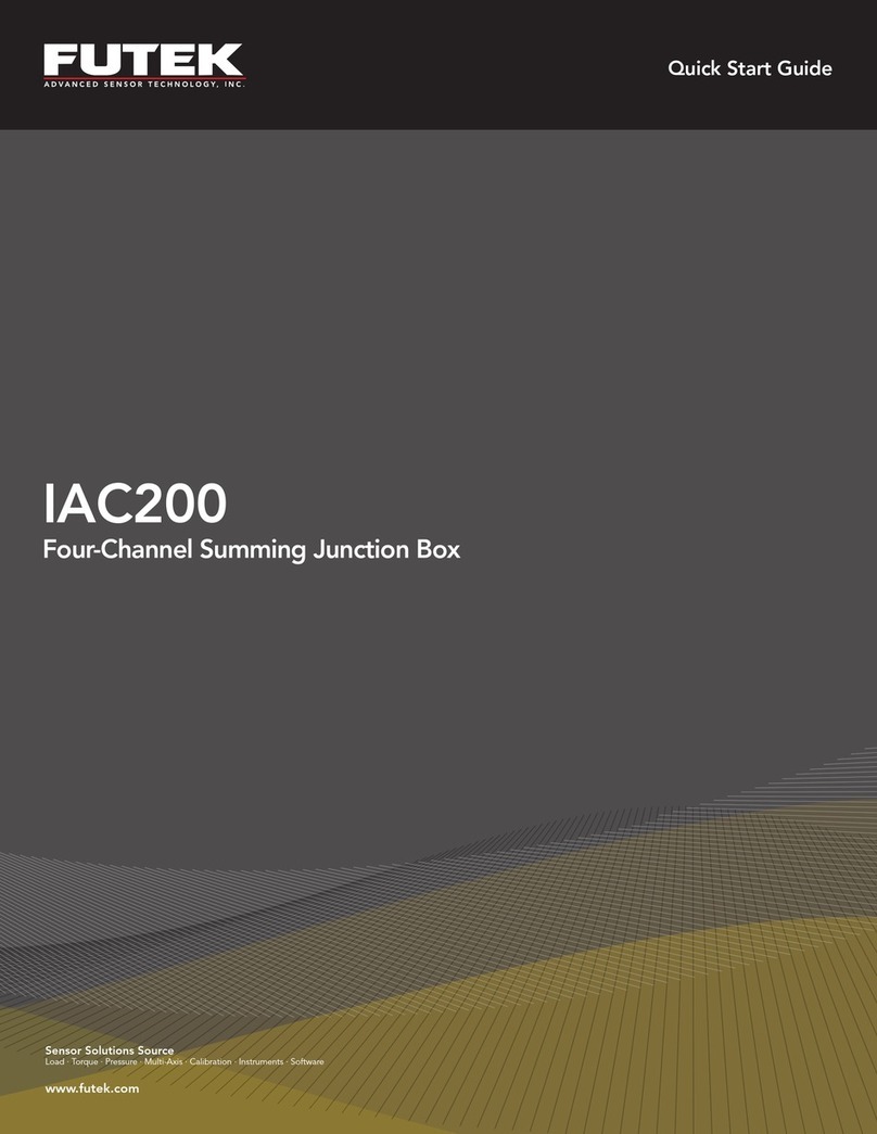Futek IAC200 quick start guide